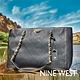 NINE WEST ALIA 真皮菱格托特包-黑色(136623) product thumbnail 1