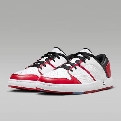 NIKE 休閒鞋 男鞋 運動鞋 AJ 喬丹 JORDAN NU RETRO 1 LOW 白紅 DV5141-611