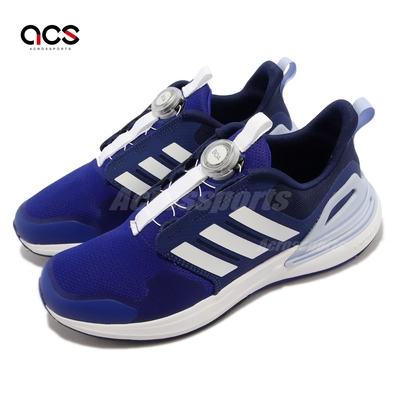 adidas 運動鞋 RapidaSport BOA K 中大童 女鞋 小朋友 寶藍 白 旋鈕 愛迪達 HP2764