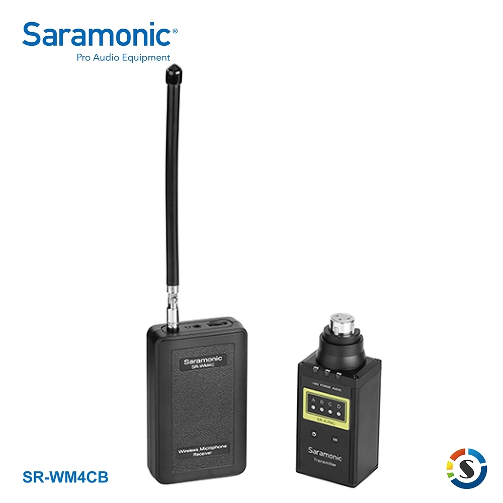 Saramonic楓笛 SR-WM4CB 一對一VHF無線麥克風系統