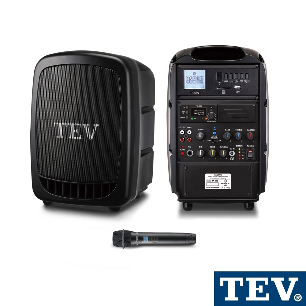 TEV 藍芽/USB/SD單頻無線擴音機 TA380U-1 product image 1
