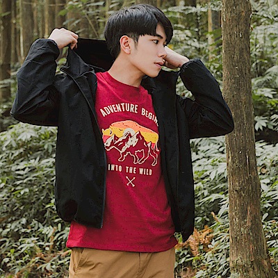 防潑水單色簡約版型休閒外套-OB嚴選