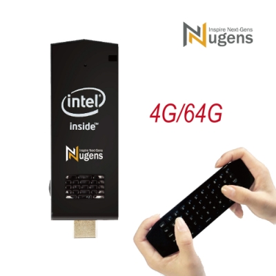 Nugens MiNi PC HDMI迷你電腦棒 無線語音飛鼠 超值優惠組(4G/64G)