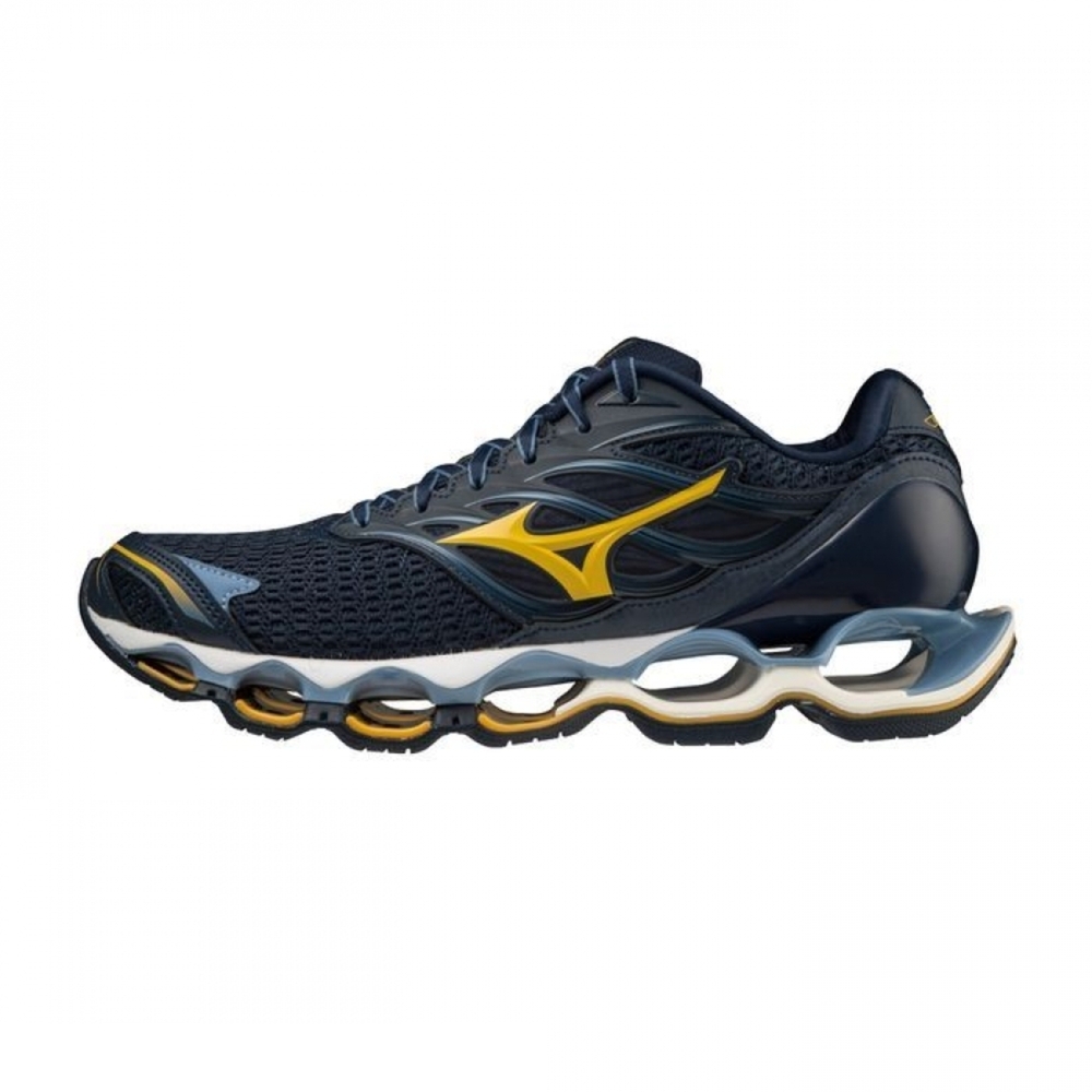 Mizuno Wave Prophecy 11 S [J1GC224945] 男 慢跑鞋 運動 專業 路跑 避震 深藍