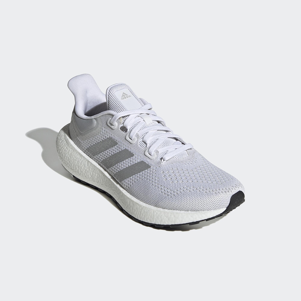 adidas 慢跑鞋 女鞋 運動鞋 緩震 PUREBOOST JET W 灰白 GW0906