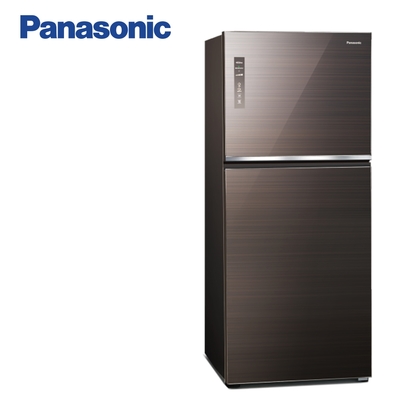 Panasonic 國際牌580公升一級能效雙門變頻冰箱 NR-B582TG-T曜石棕
