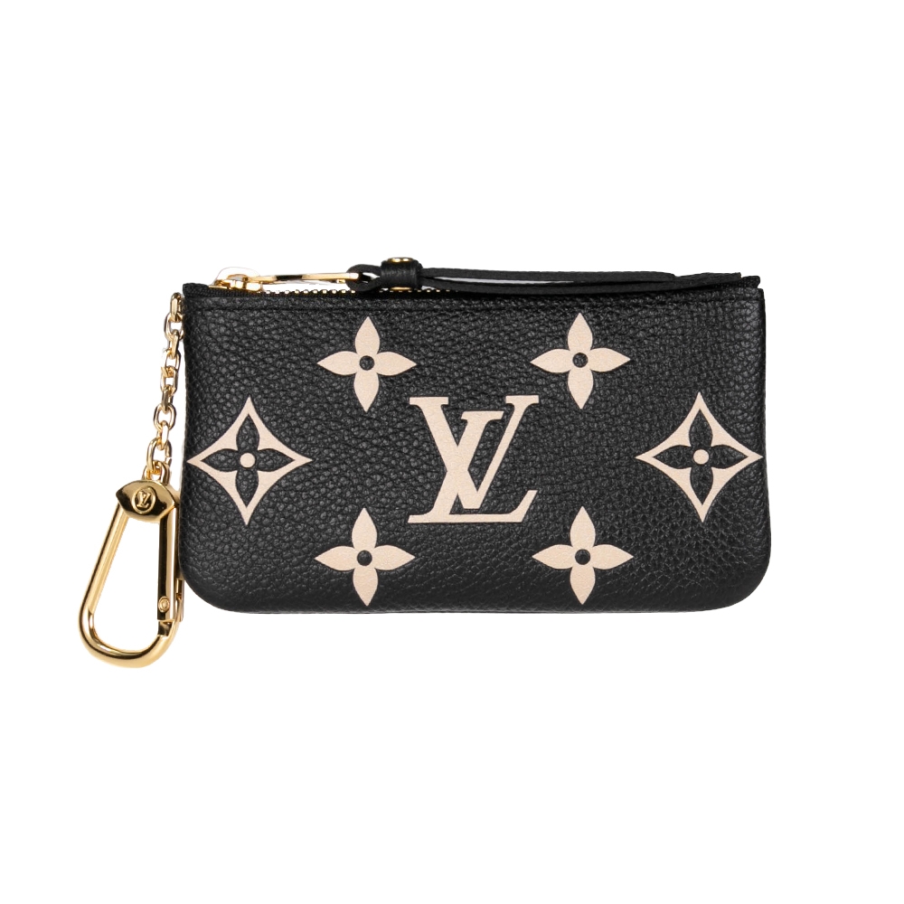 Louis Vuitton M80885 EMPREINTE皮革鑰匙零錢包(黑色)