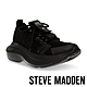 STEVE MADDEN-ELEVATE 1 綁帶厚底休閒鞋-黑色 product thumbnail 1