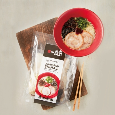 日本一風堂 冷凍拉麵&餃子享受組合(赤丸新味2包+博多日式餃子2包)
