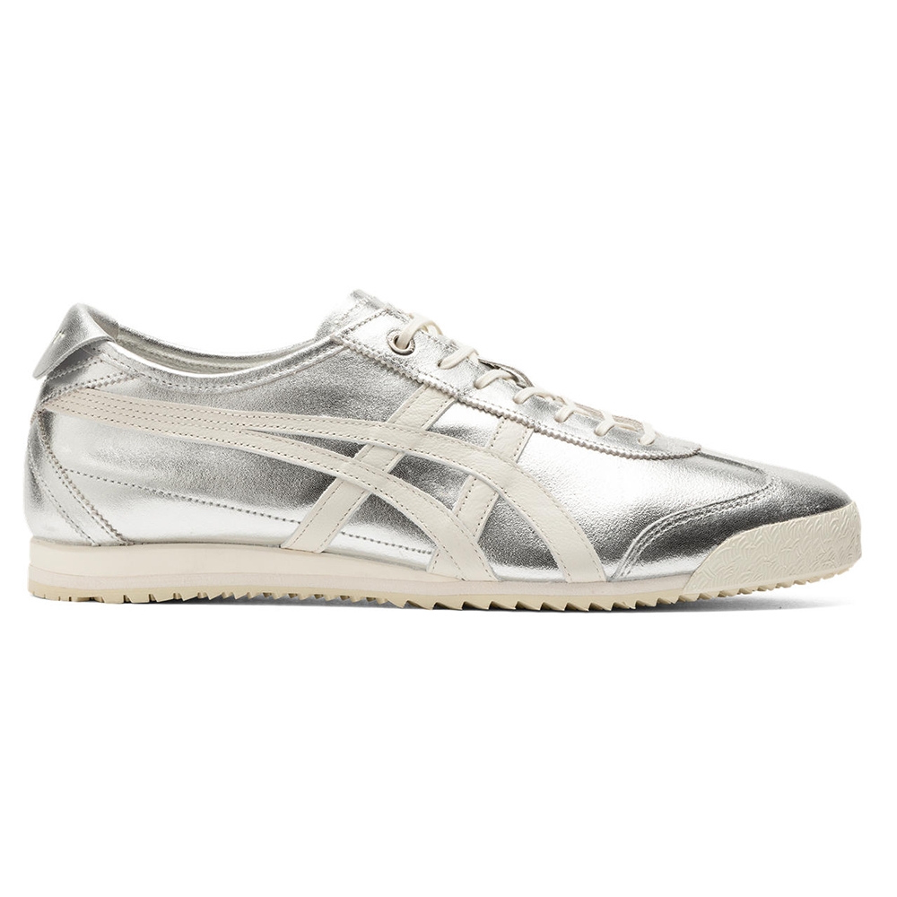 Onitsuka Tiger鬼塚虎-銀色MEXICO 66 SD休閒鞋1183B955-020