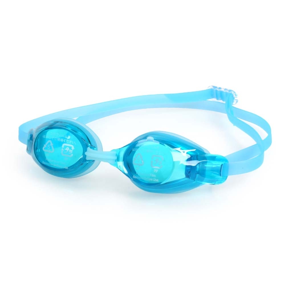 MIZUNO 日製-少年用競賽泳鏡  SWIM 水藍