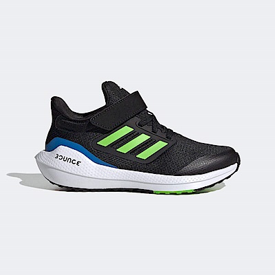Adidas Ultrabounce EL K [IG5396] 中大童 慢跑鞋 運動 休閒 魔鬼氈 舒適 愛迪達 黑綠