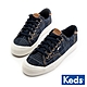 Keds  CREW KICK 個性皮標單寧車縫休閒鞋-深藍 9223W123442 product thumbnail 1