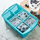 《FOXRUN》Tulz 6格方塊製冰盒(藍) | 威士忌 冰塊盒 冰塊模 冰模 冰格 product thumbnail 1