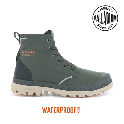 PALLADIUM PAMPA LITE+ RCYCL WP+再生纖維輕量防水靴-中性-墨綠