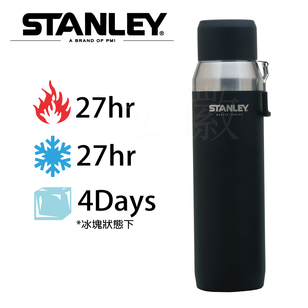 美國Stanley 強悍系列保溫瓶 1.0L-磨砂黑