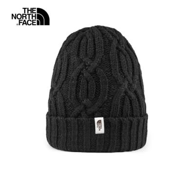 The North Face北面女款黑色舒適保暖戶外運動帽｜3FNNJK3