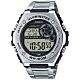 CASIO 卡西歐 10年電力金屬風計時手錶 送禮推薦-銀 MWD-100HD-1A product thumbnail 1