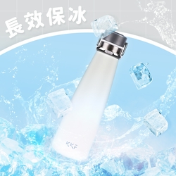 吻吻魚 KKF SWAG 智能保溫杯475ml - 簡約白