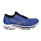 MIZUNO WAVE RIDER25 WAVEKNIT SW女慢跑鞋-4E J1GD217702 藍紫銀桃紅 product thumbnail 1