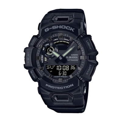 CASIO卡西歐 G-SHOCK 藍牙 跑步訓練 計步 運動系列 GBA-900-1A_48.9mm