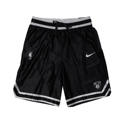 Nike 籃球褲 Basketball Shorts 男款 NBA 籃球 短褲 籃網 寬鬆 快乾排汗 黑 銀 DD2931010