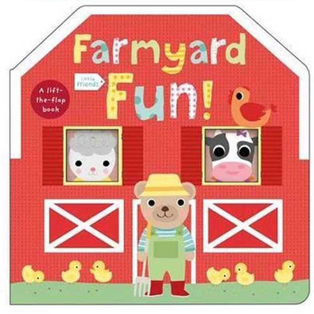 Little Friends：Farmyard Fun 農場樂園硬頁翻翻操作書(英國版) | 拾書所