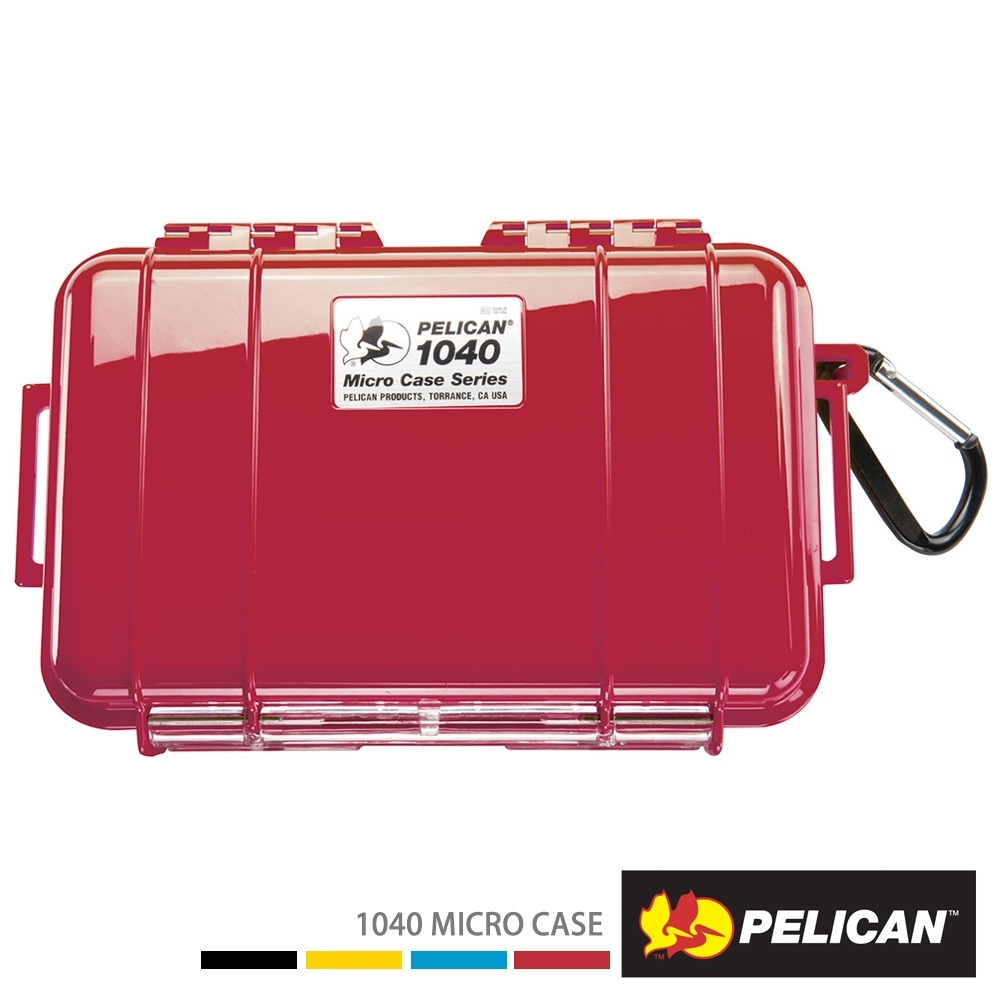 美國 PELICAN 1040 Micro Case 微型防水氣密箱-(紅)