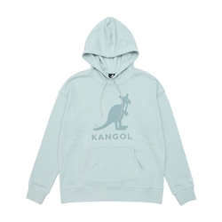 KANGOL 女 連帽T 淺藍-6252105081