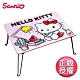 【百科良品】Hello Kitty凱蒂貓 台灣製 粉色 認真上進 摺疊桌 四方桌 和室桌 兒童桌60x48x30cm product thumbnail 1