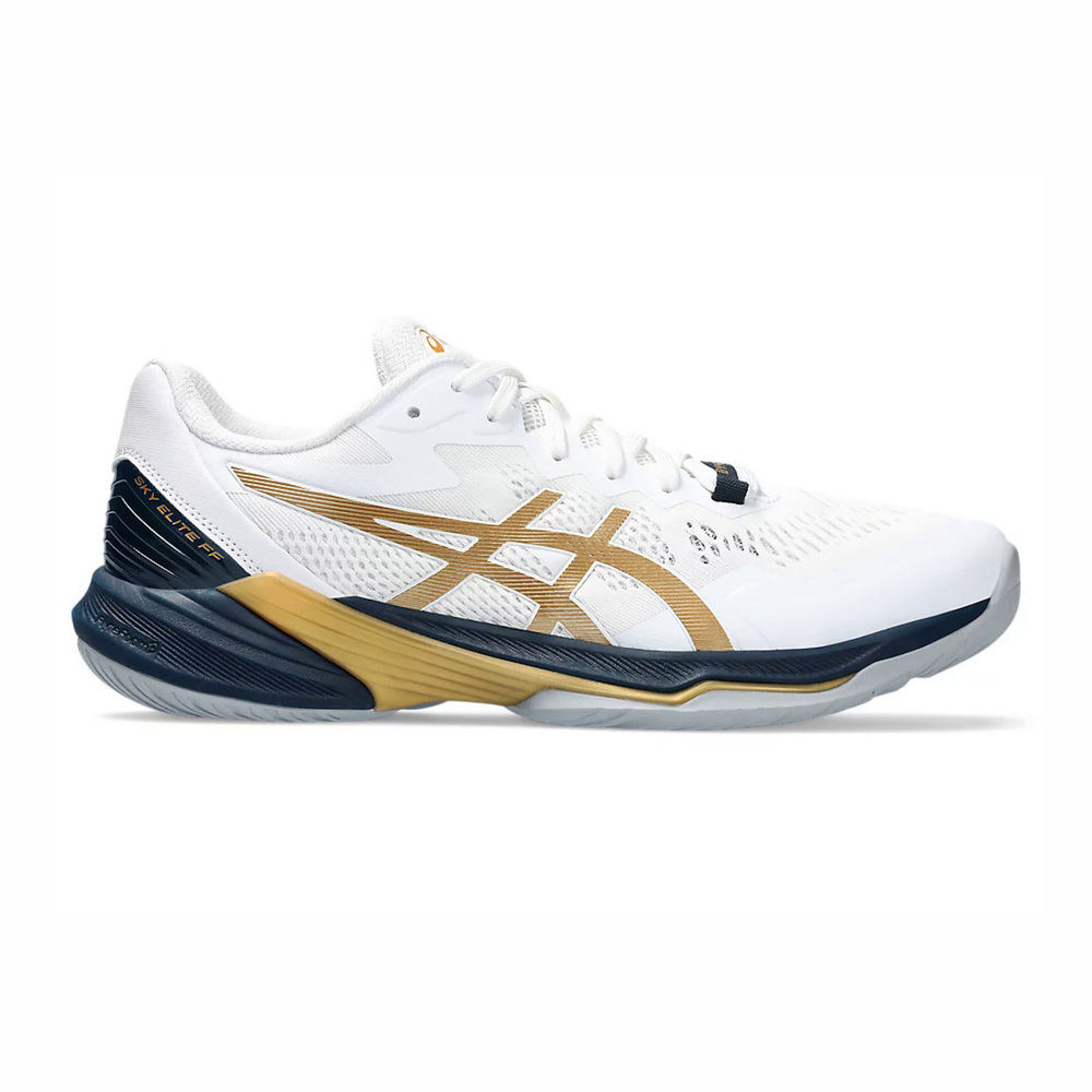 Asics Sky Elite FF 2 [1051A082-960] 男 排球鞋 榮耀系列 運動 穩定 彈力 白金