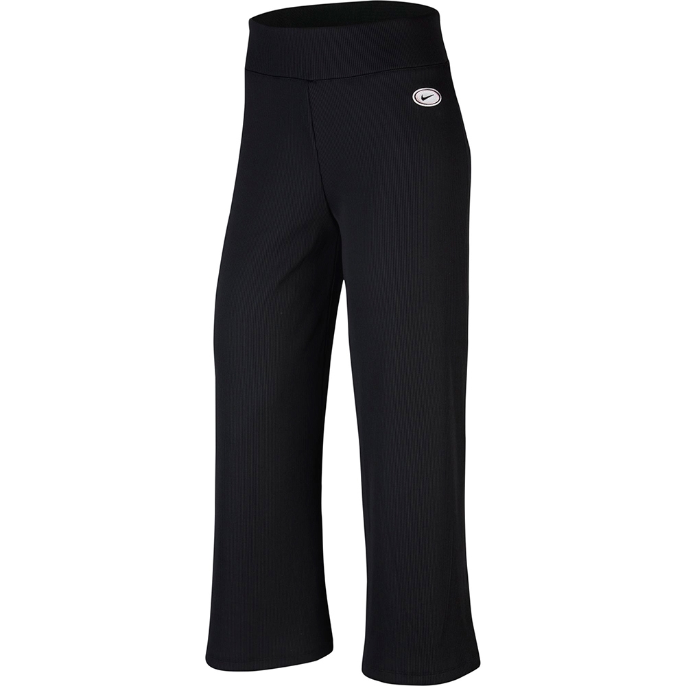 NIKE 寬褲 休閒 長褲 女款 黑 CU5357010 AS W NSW PANT RIB FEMME