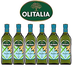 Olitalia奧利塔 玄米油料理組(1000mlx6瓶)