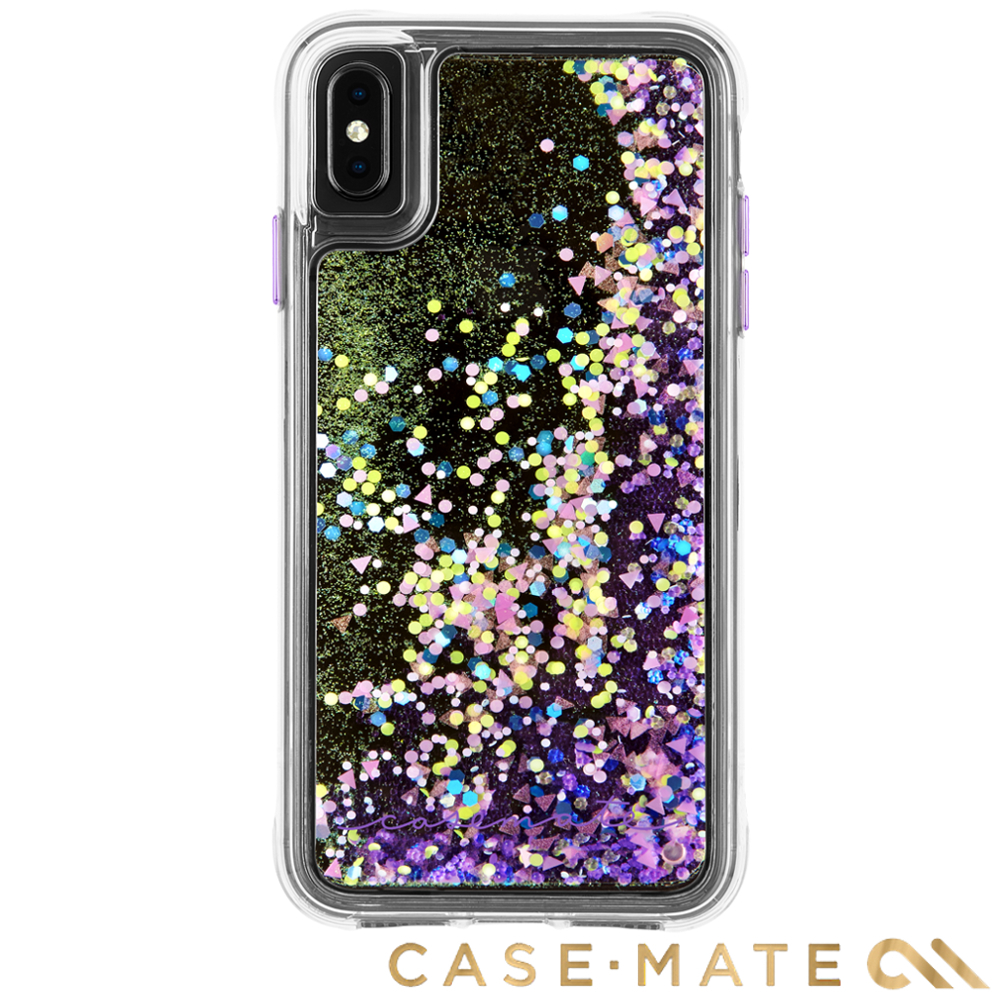 美國Case-Mate iPhone XS Max Waterfall 防摔保護殼-螢光紫