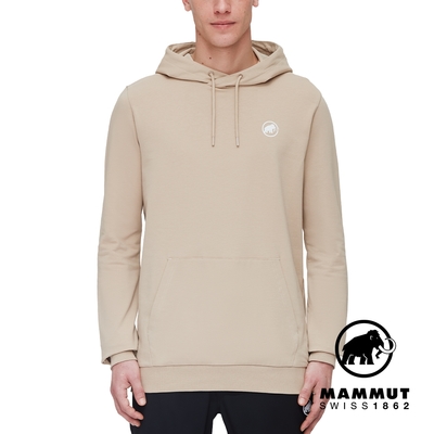 【Mammut長毛象】Mammut ML Hoody Men Original 機能休閒長袖帽T 男款 薩凡納褐 #1014-05320