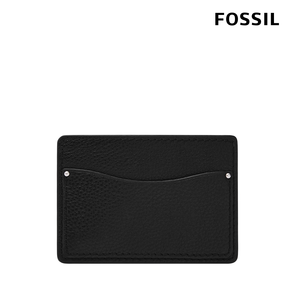 FOSSIL Anderson 真皮卡夾-黑色 ML4575001 (禮盒組附鐵盒)