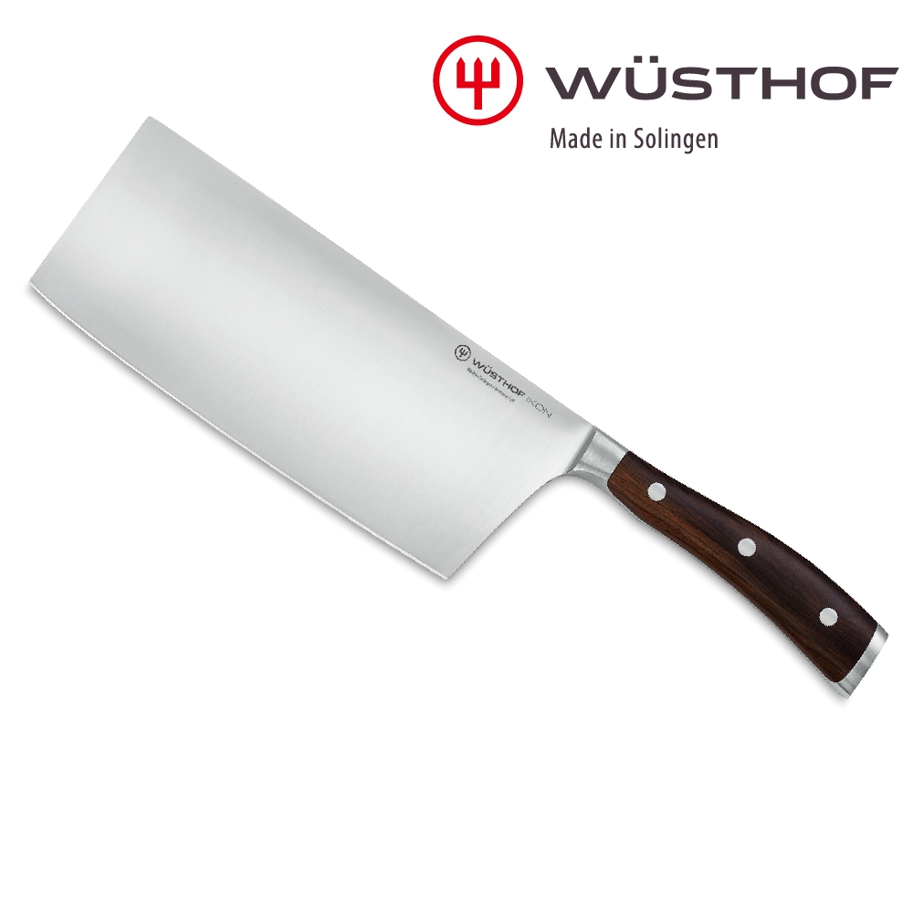 WUSTHOF 德國三叉 IKON 18cm 中式片刀 (烏木柄)