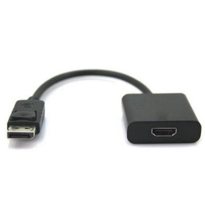 Bravo-u displayport(公)對HDMI(母) 訊號連接線15cm(黑)