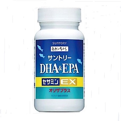 SUNTORY三得利 魚油 DHA＆EPA+芝麻明E(30日份/120粒)