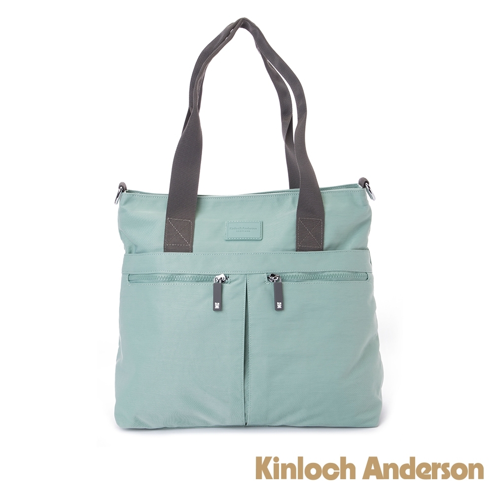 金安德森 - 輕甜旅程 拉鍊前袋手提斜側包 - 綠色