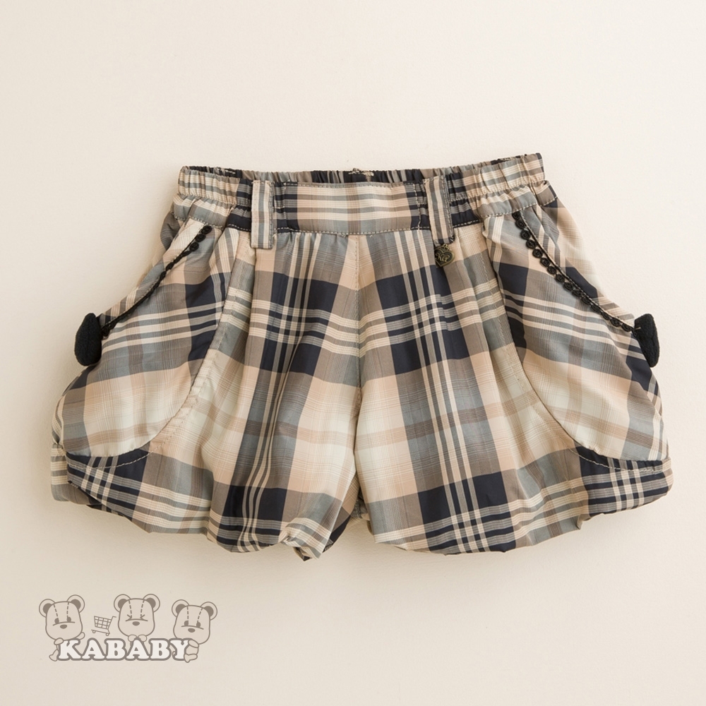 【金安德森】KA風衣布格紋短褲(共二色)
