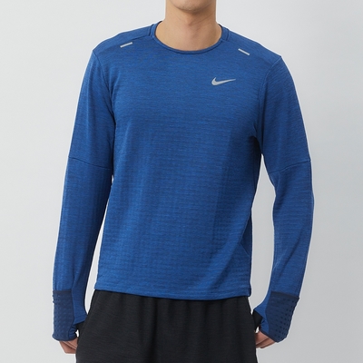 Nike AS M TF RPL Elmnt Crew 男款 藍色 跑步 訓練 長袖 上衣 DD5650-451