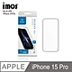 IMOS 蘋果 iPhone15 Pro 6.1吋 2023 (3D高透)超細黑邊康寧玻璃貼 (AGbc) product thumbnail 1