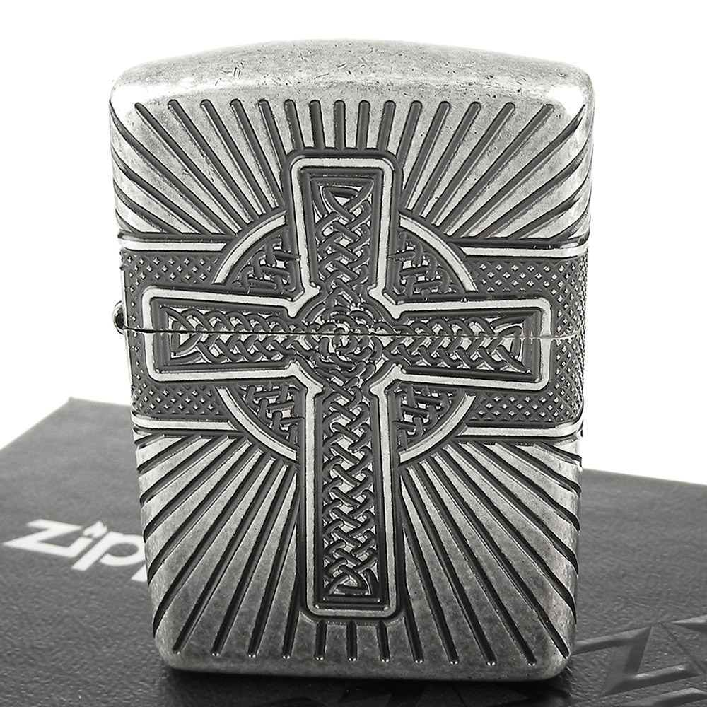 ZIPPO 美系 Celtic Cross-凱爾特十字圖案設計打火機