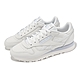 Reebok 休閒鞋 Classic Leather 女鞋 白 藍 皮革 低筒 復古 小白鞋 100074372 product thumbnail 1