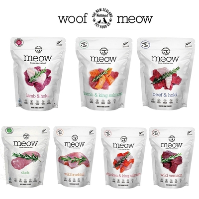 【2包組】【NZ Natural鮮開凍】 meow-貓咪冷凍乾燥生食餐 280g*2 全天然無穀 凍乾糧 貓糧