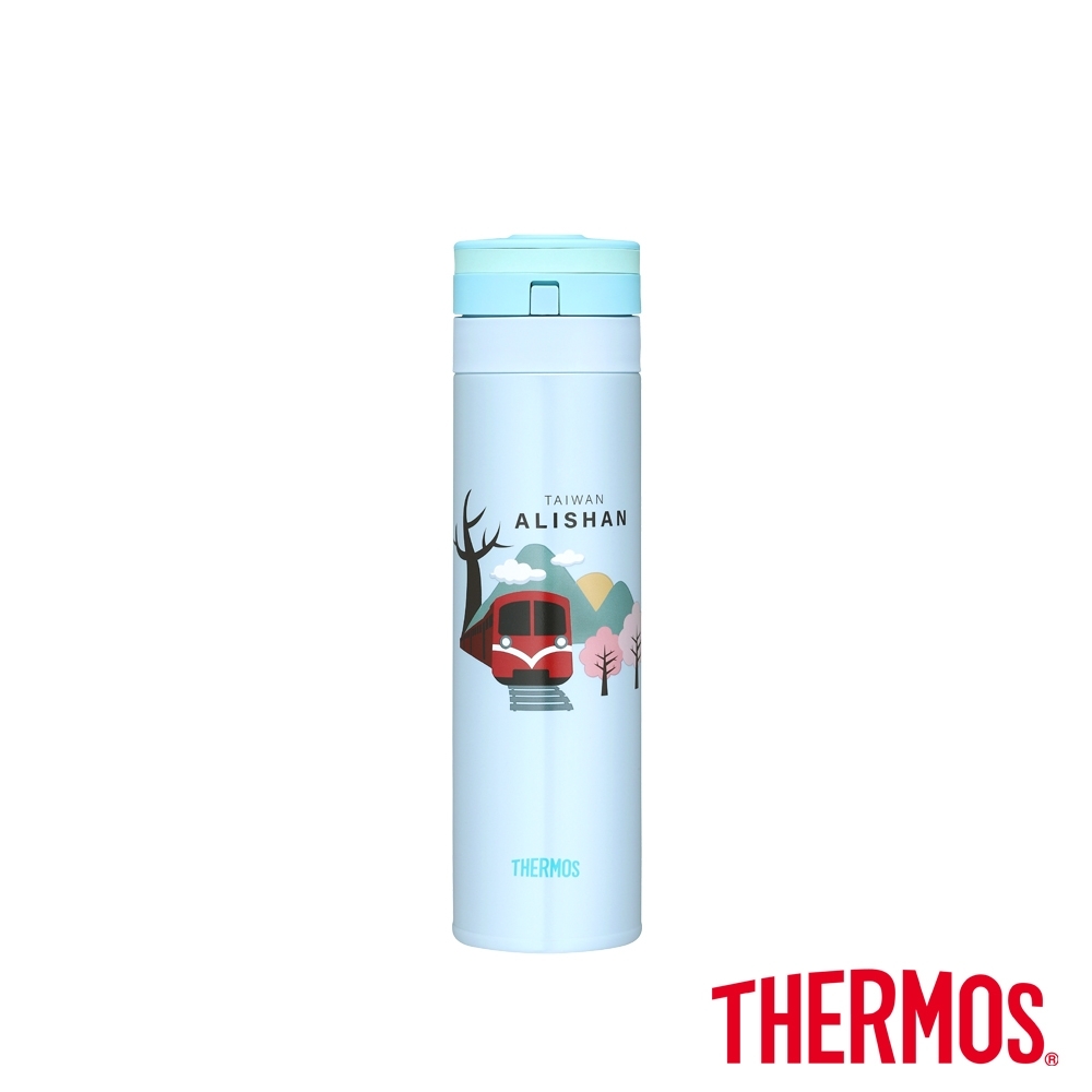 【THERMOS 膳魔師】 超輕量真空保溫瓶0.45L-阿里山(JNS-450CT-ALS)