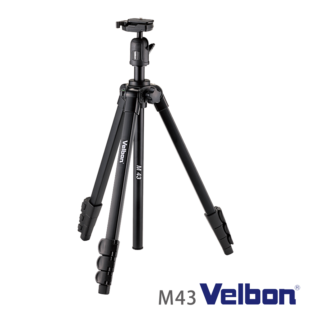 Velbon M43 鋁合金球型雲台三腳架 (公司貨)