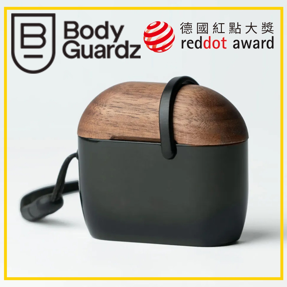 美國 BGZ/BodyGuardz AirPods 3 Podium 碧石德國紅點大獎抗菌防摔保護殼 - 核桃木