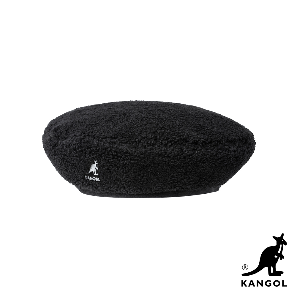 KANGOL-PLUSH 貝蕾帽-黑色